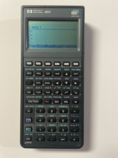 HP Hewlett Packard 48GX Graphing calculator with TDS Environmental Case picture