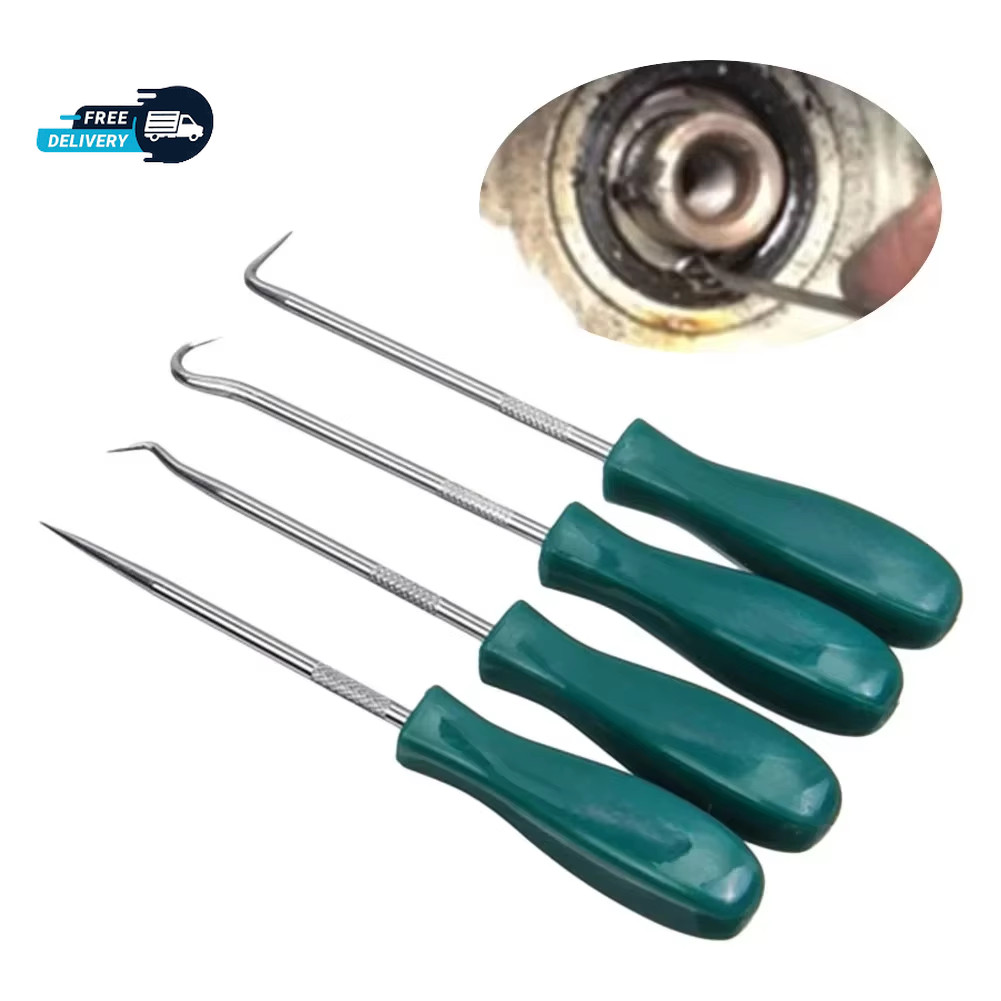 4Pcs Oil Seal Screwdriver Pick Hook Set | Car Auto Garage Workshop Hand Tools 4Pcs Oil Seal Screwdriver Pick Hook Set | Car Auto Garage Workshop Hand Tools