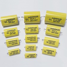 2/10pcs MKP Film Capacitor 1uF-47uF 250V 5% Audio Grade for Speaker Crossover picture