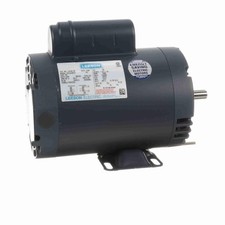 Leeson 110161.00 AC Motor 1-1/2 HP 3450 RPM 115/230V 1PH 56 Frame Rigid Base picture