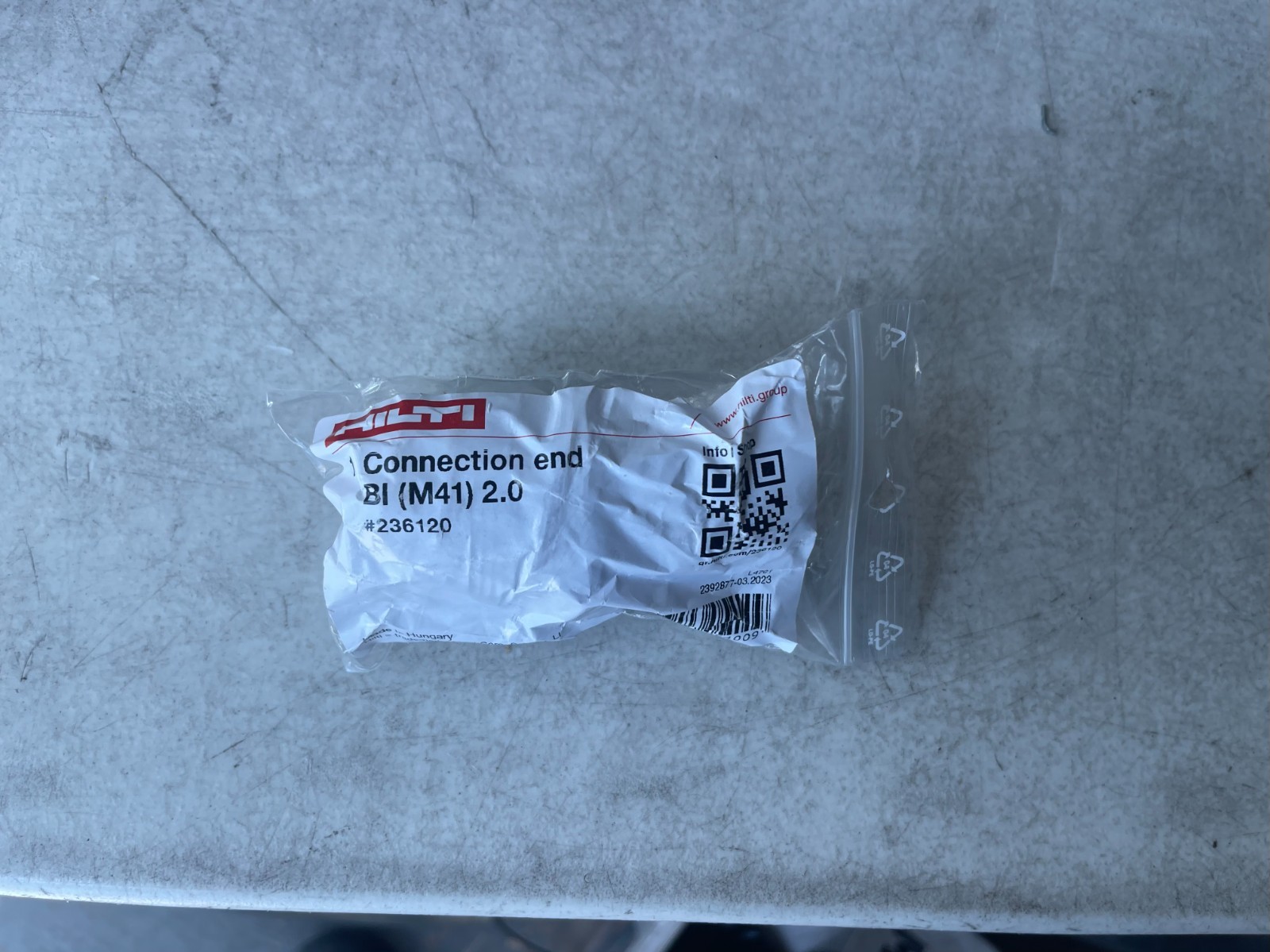 Hilti Connection End BI M41 2.0 236120 Genuine OEM Replacement Cylinder Hilti Connection End BI M41 2.0 236120 Genuine OEM Replacement Cylinder