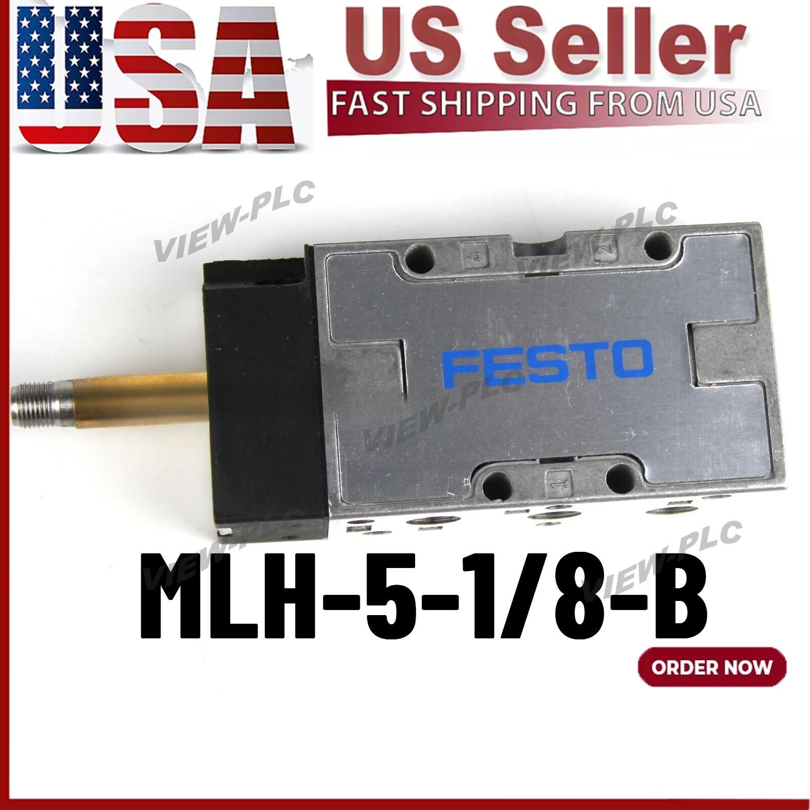 Festo MLH-5-1/8-B 533137 Solenoid Valve Used One MLH51/8B Festo MLH-5-1/8-B 533137 Solenoid Valve Used One MLH51/8B