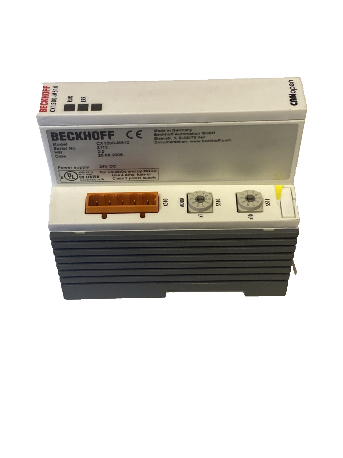 Beckhoff CX1500-M510 Beckhoff CX1500-M510