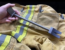 RARE 12in Military Contract Titanium EDC Halligan Bar Police Tool Entry Pry LE picture