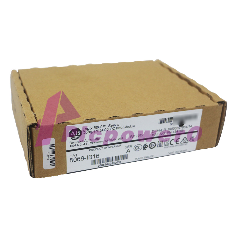 5069-IB16 New Allen Bradley 5069 Compact I/O 16 Channel 24V DC Sink Input Module 5069-IB16 New Allen Bradley 5069 Compact I/O 16 Channel 24V DC Sink Input Module