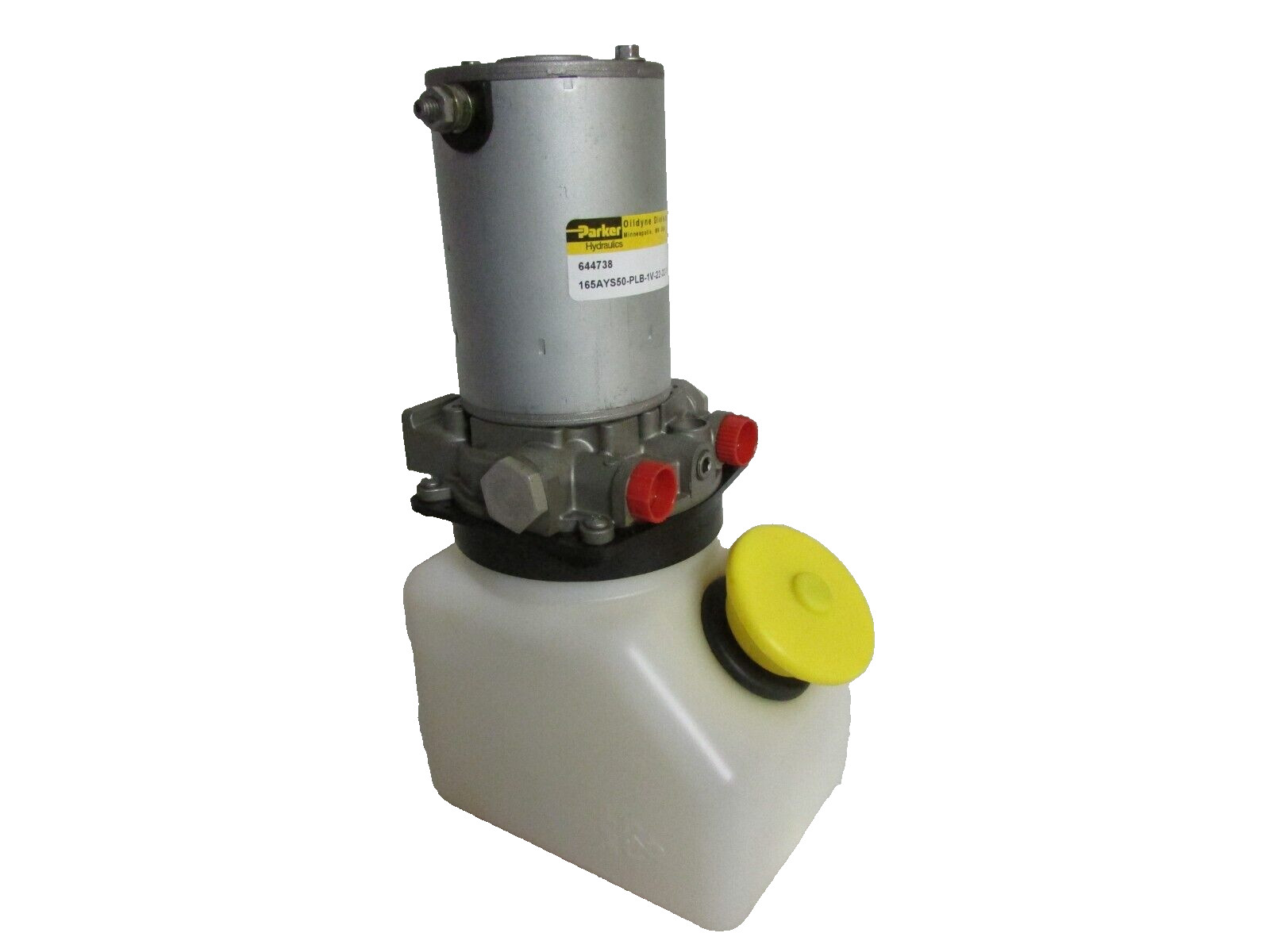 Parker Hydraulics Compact Power Unit 165 Series-12 vdc-1 HP-Reservoir 1/4 Gallon Parker Hydraulics Compact Power Unit 165 Series-12 vdc-1 HP-Reservoir 1/4 Gallon