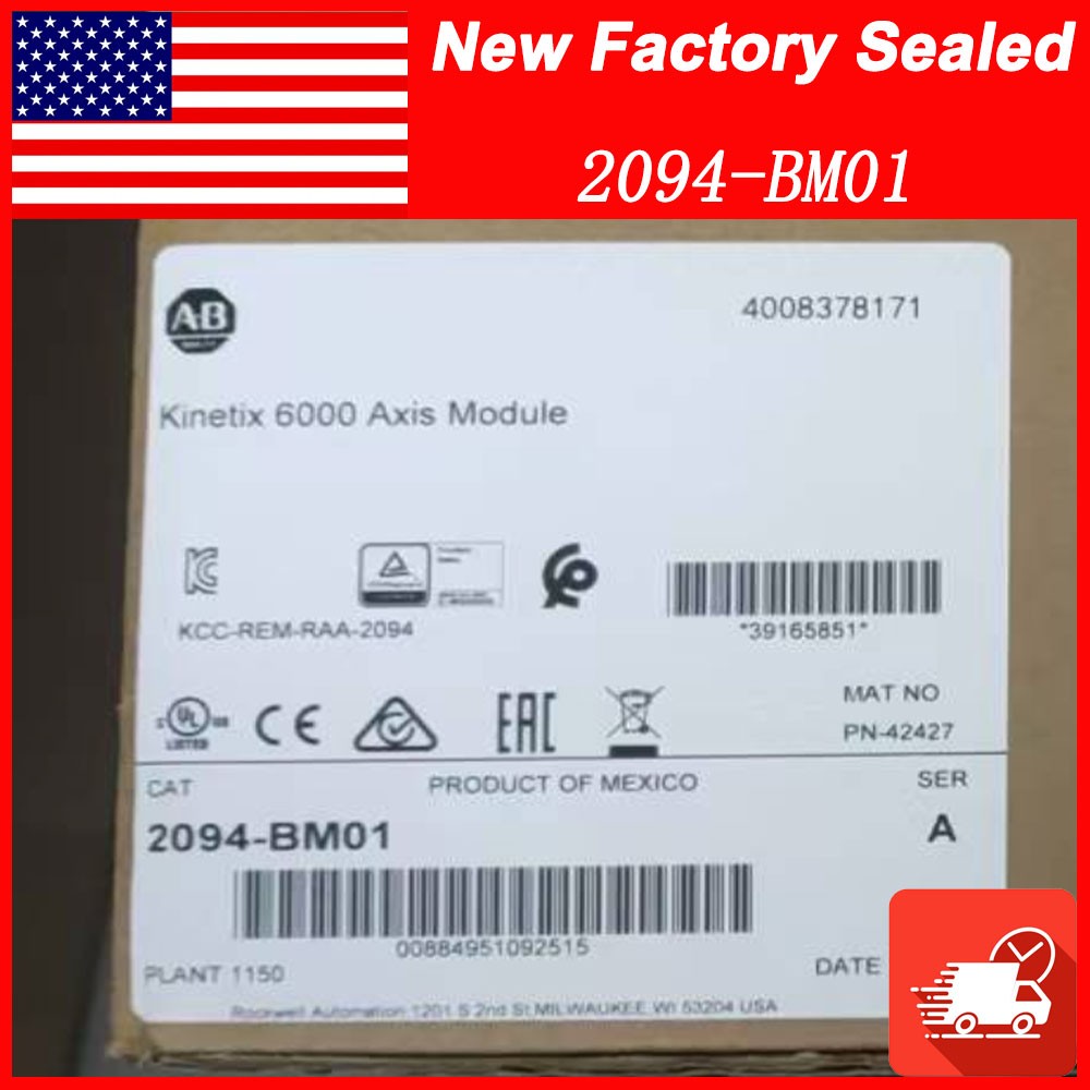 New Factory Sealed 2094-BM01 2094BM01 New in Box PLC 1PC US New New Factory Sealed 2094-BM01 2094BM01 New in Box PLC 1PC US New