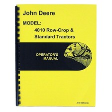 REP2734 Operators Manual Reprint: Fits JD 4010 Gas & Diesel Fits John Deere picture