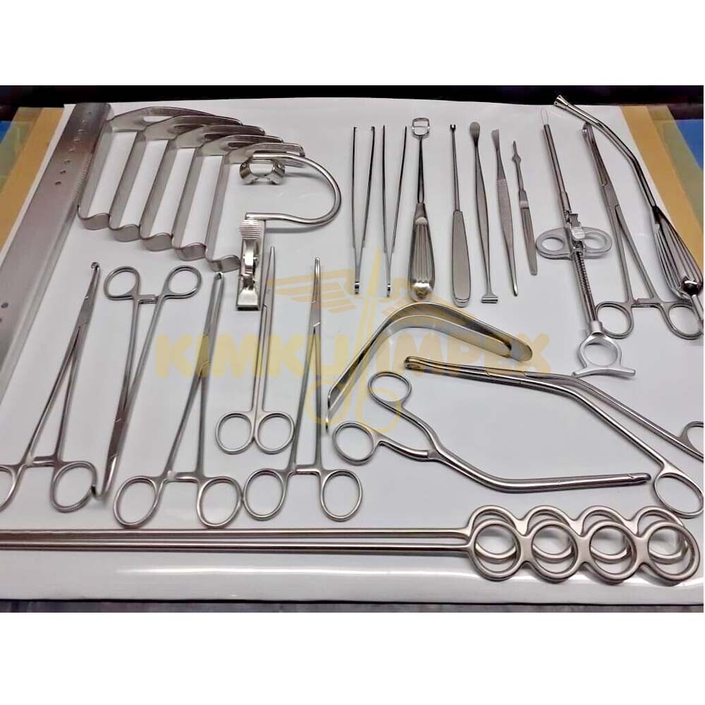 Tonsillectomy and Adenoidectomy 30 pcs kit Surgical Instruments Set Tonsillectomy and Adenoidectomy 30 pcs kit Surgical Instruments Set