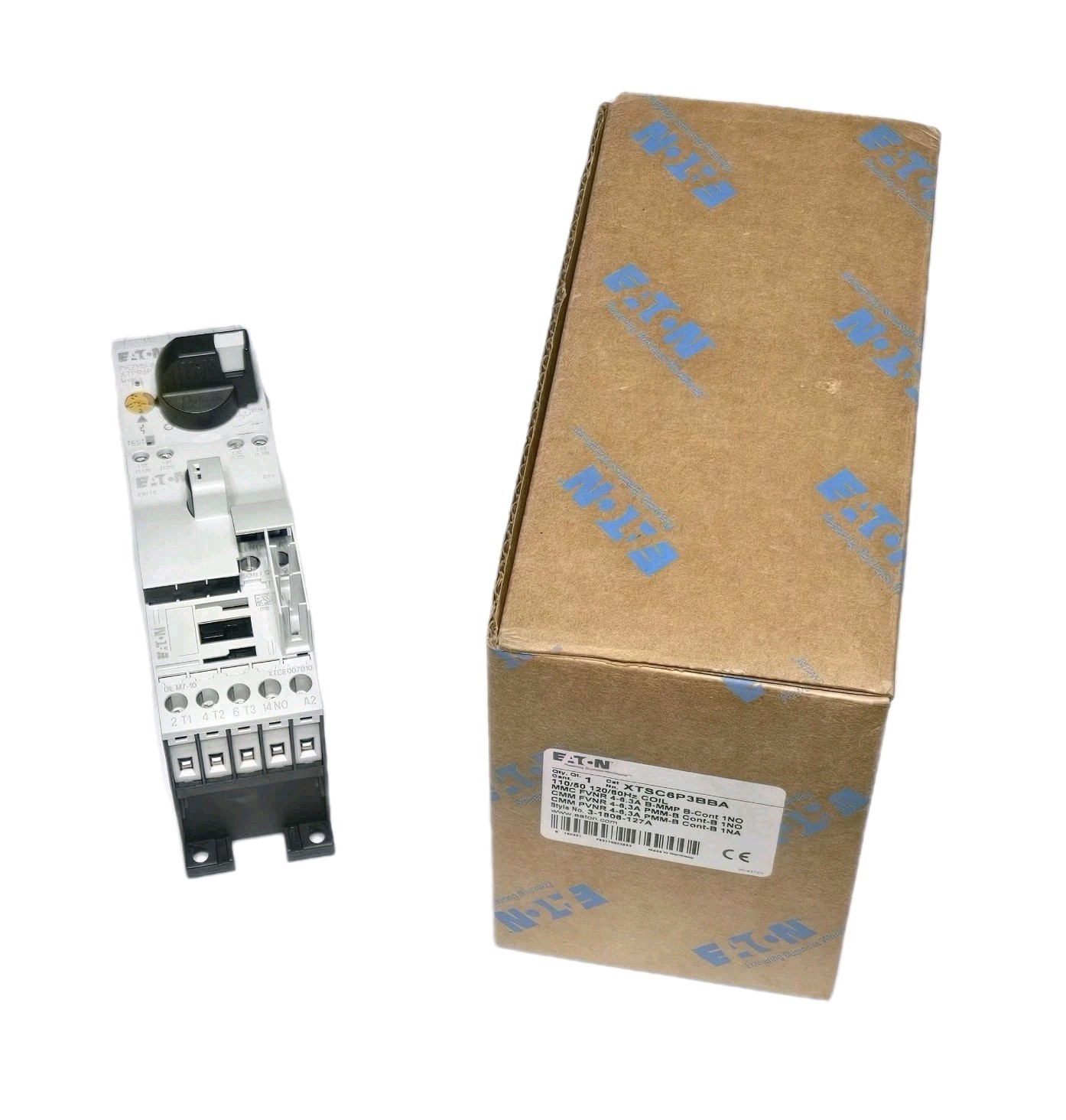 EATON XTSC6P3BBA, Motor Controller, Coil 110/120V - 50/60Hz (See Description) EATON XTSC6P3BBA, Motor Controller, Coil 110/120V - 50/60Hz (See Description)