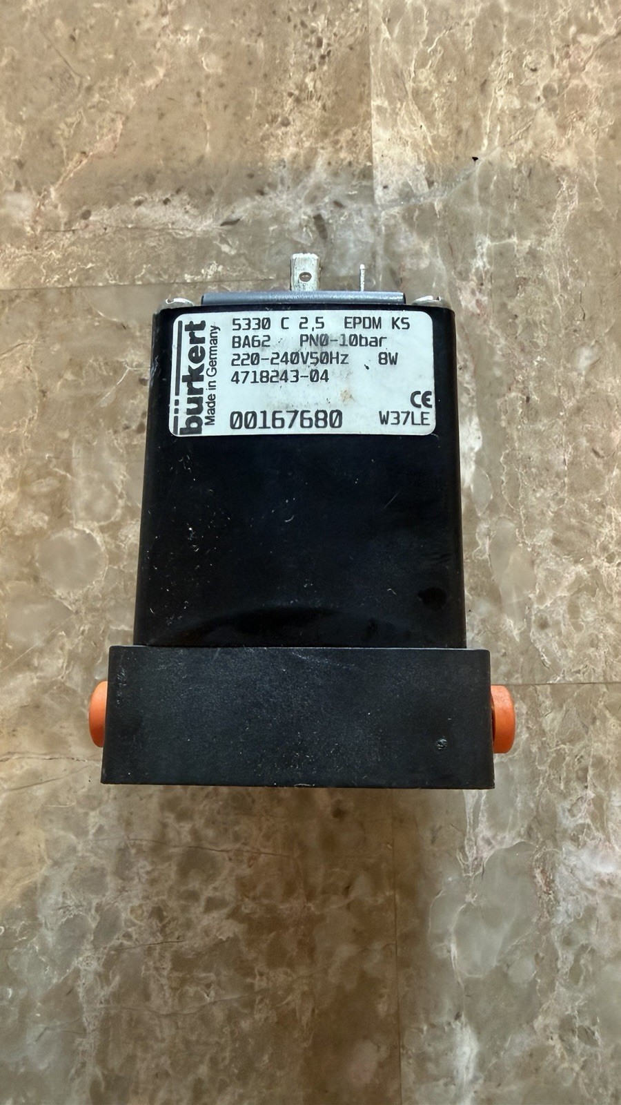 NEW BURKERT 4718243-04 5330 C 2.5 EPDM KS Solonoid Valve USED TESTED NEW BURKERT 4718243-04 5330 C 2.5 EPDM KS Solonoid Valve USED TESTED