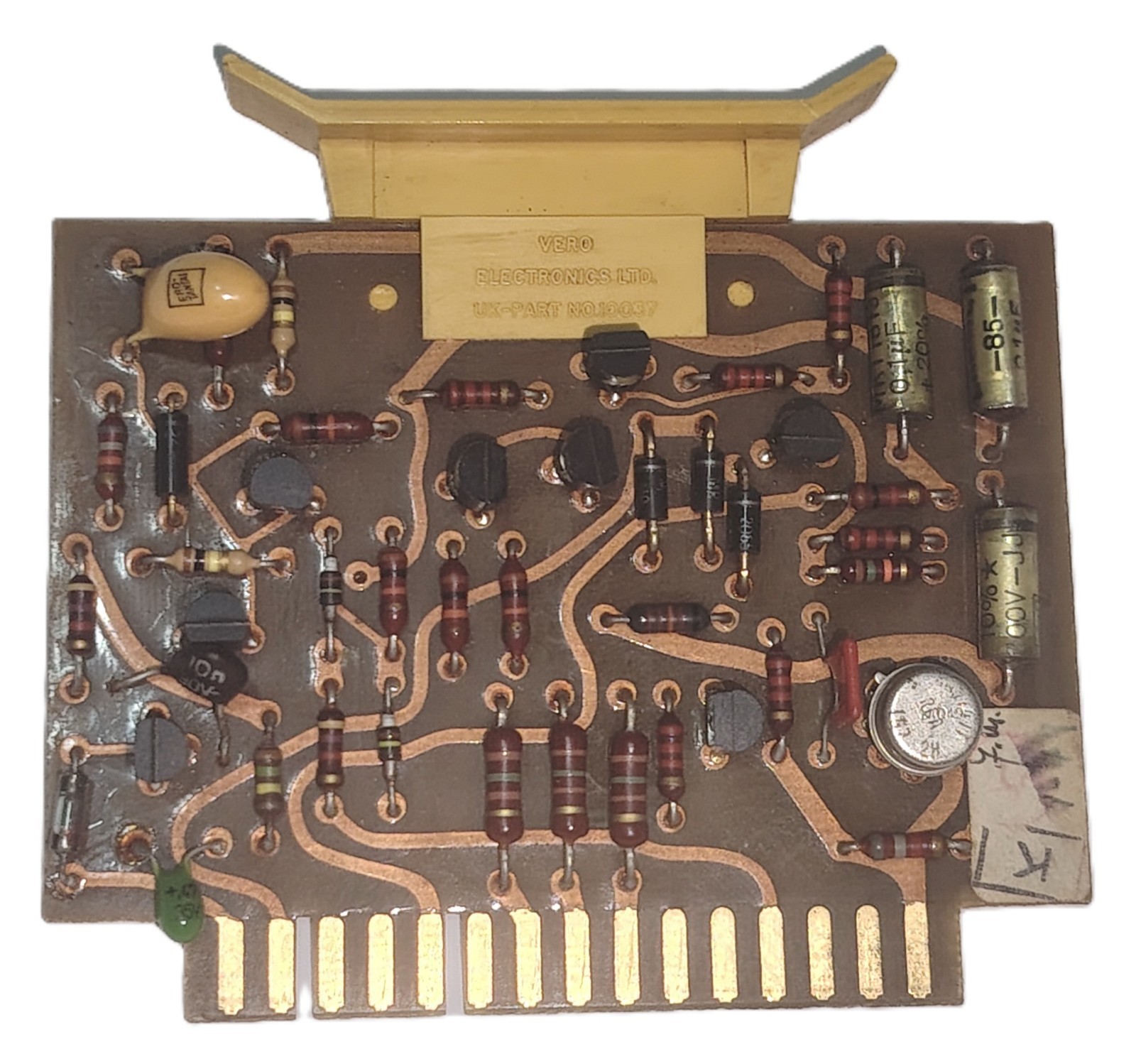 Vintage NERA Plessey Radar AZT-10A ILS Marker Beacon PCB Board V-16918 Yellow Vintage NERA Plessey Radar AZT-10A ILS Marker Beacon PCB Board V-16918 Yellow
