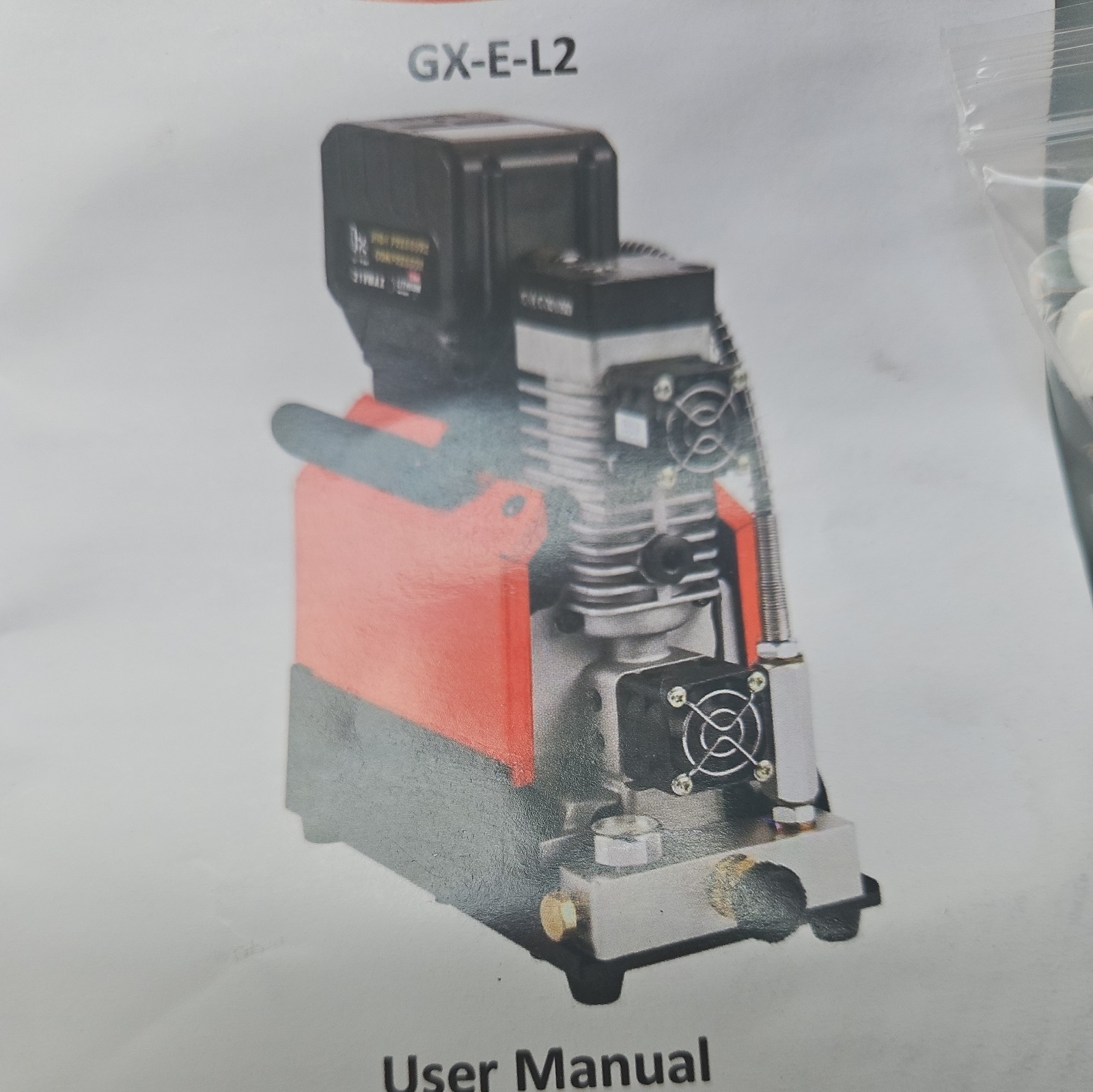 Compact GX-E-L2-18V Air-Cooled Portable 30MPa High-Pressure Air Compressor Compact GX-E-L2-18V Air-Cooled Portable 30MPa High-Pressure Air Compressor