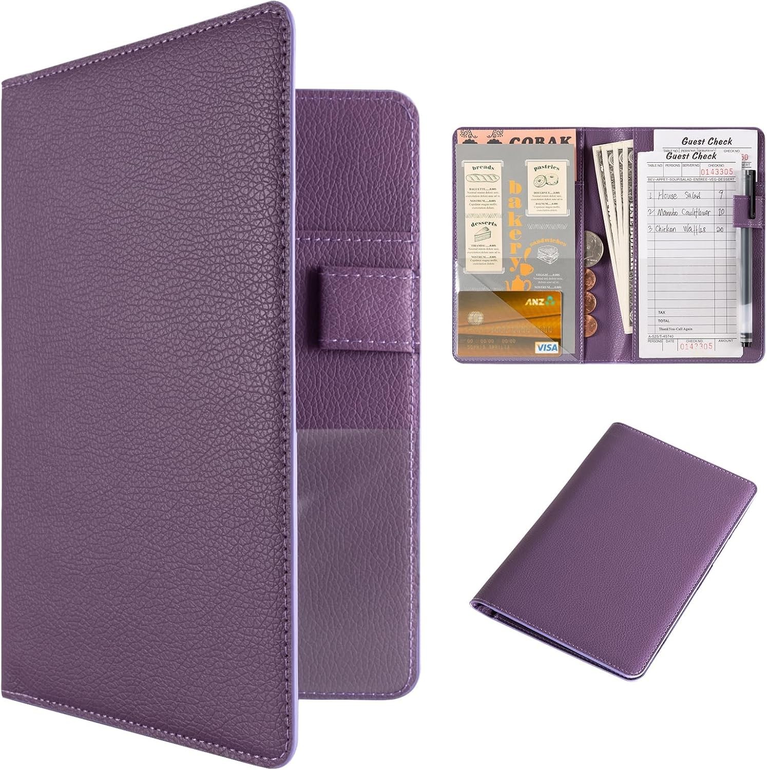 Server Book with 5 Pockets