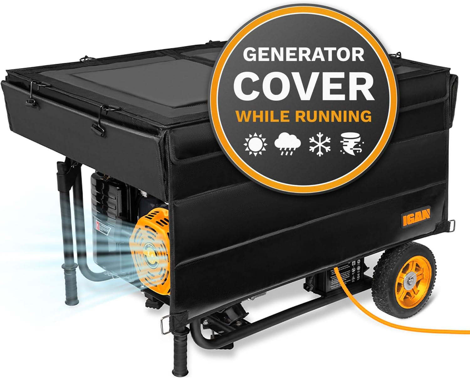 Generator Covers While Running for Most 3500W-12000W Generators - Ultra Heavy Du