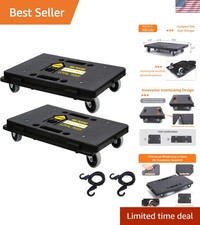 Elegant 2-Pack Moving Furniture Dolly - 500lbs Capacity & Interlocking Design picture