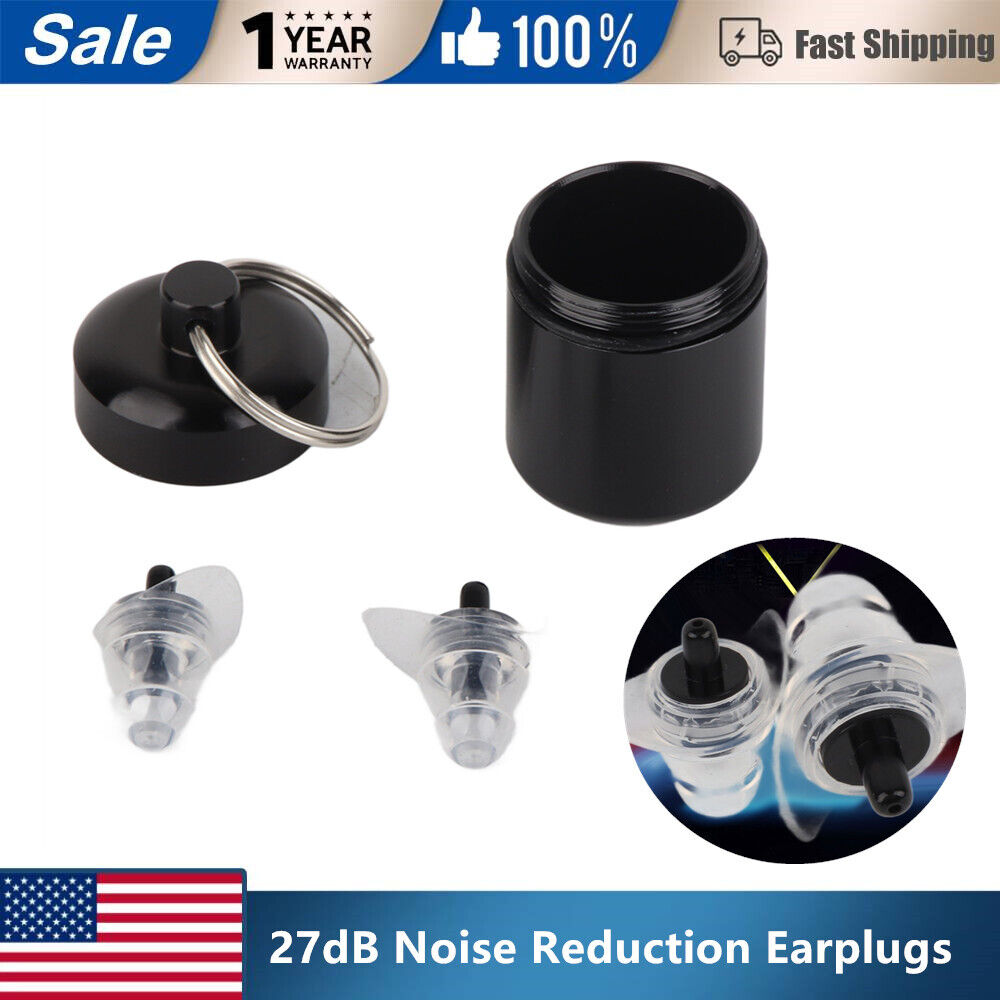 27dB Noise Reduction EarplugsTransparent earplugs can play an invisible role