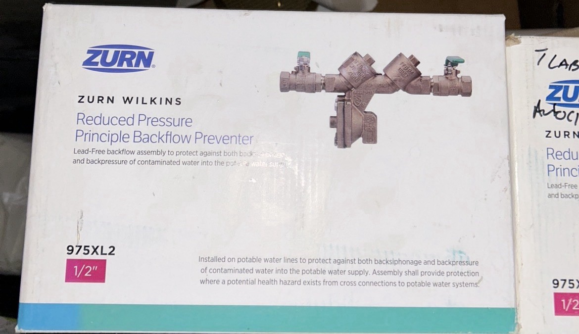 Zurn Wilkins 1/2” Reduced Backflow Preventer 975XL2 Zurn Wilkins 1/2” Reduced Backflow Preventer 975XL2