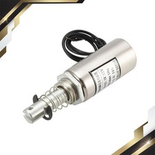 DC12V 1kg 0mm Push Pull Solenoid Electromagnet Magnet Linear Motion picture