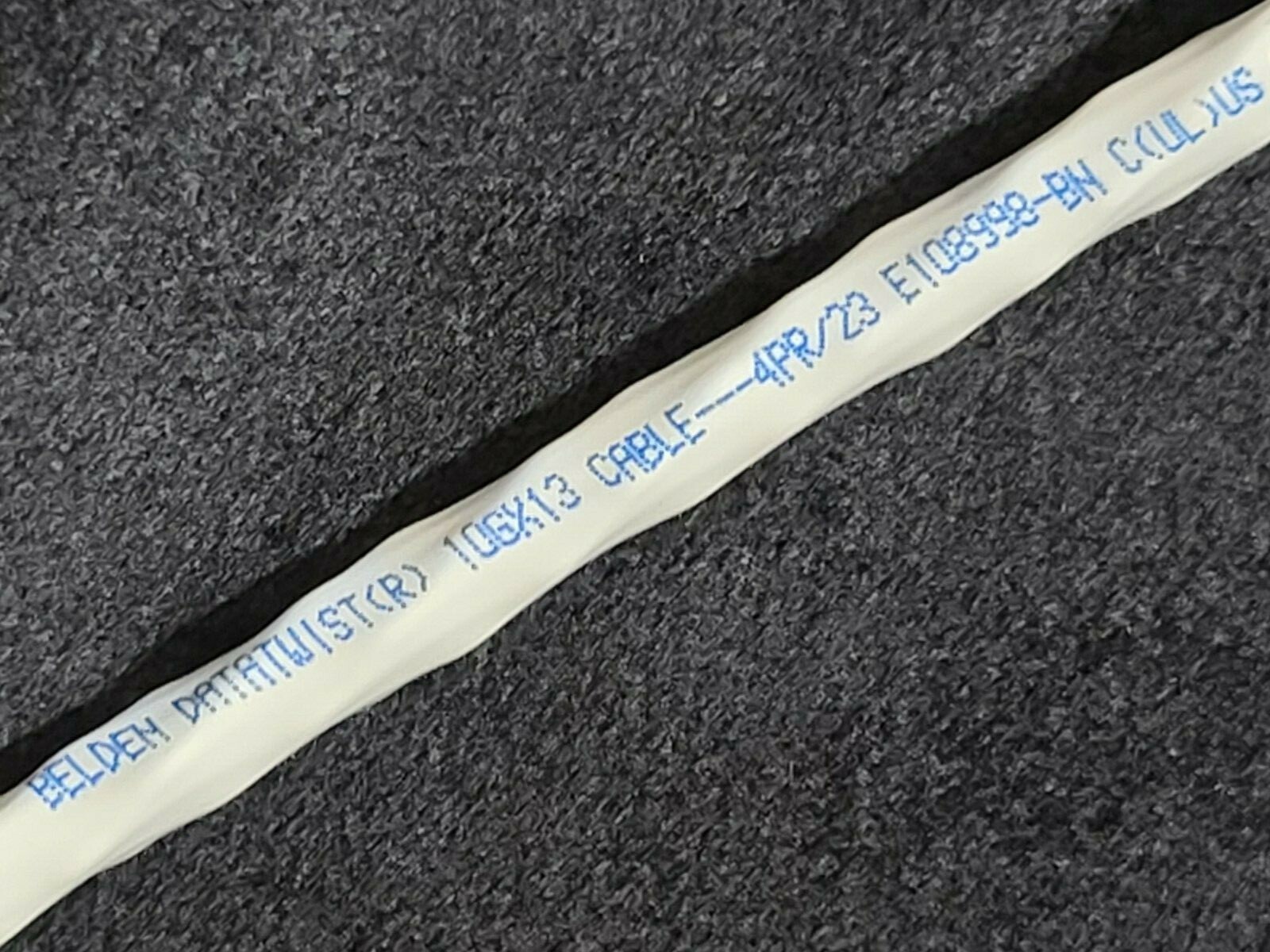 Belden 10GX13 23/4P 625MHz Cat6A Enhanced U/UTP Networking Cable CMP White /50ft Belden 10GX13 23/4P 625MHz Cat6A Enhanced U/UTP Networking Cable CMP White /50ft
