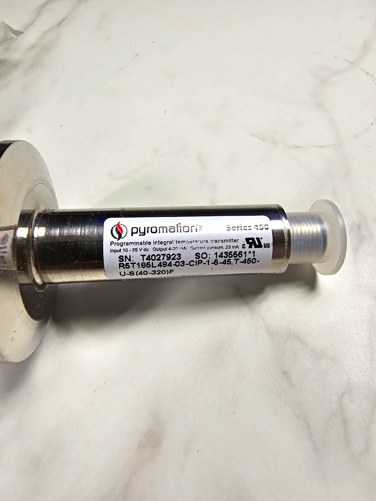 Pyromation Series 450 CIP RTD Temperature Transmitter 4-20mA NEW Pyromation Series 450 CIP RTD Temperature Transmitter 4-20mA NEW