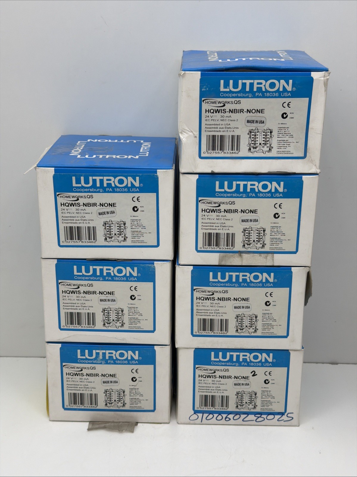 LUTRON HQWIS-NBIR-NONE HOMEWORKS QS SEETOUCH BASE UNIT LUTRON HQWIS-NBIR-NONE HOMEWORKS QS SEETOUCH BASE UNIT