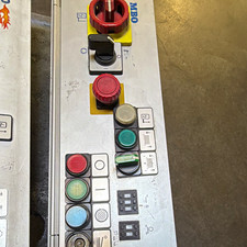 MBO Pushbutton Switches w/ Emergency Stop, Panel Mount On/Off, Red Green Blue picture