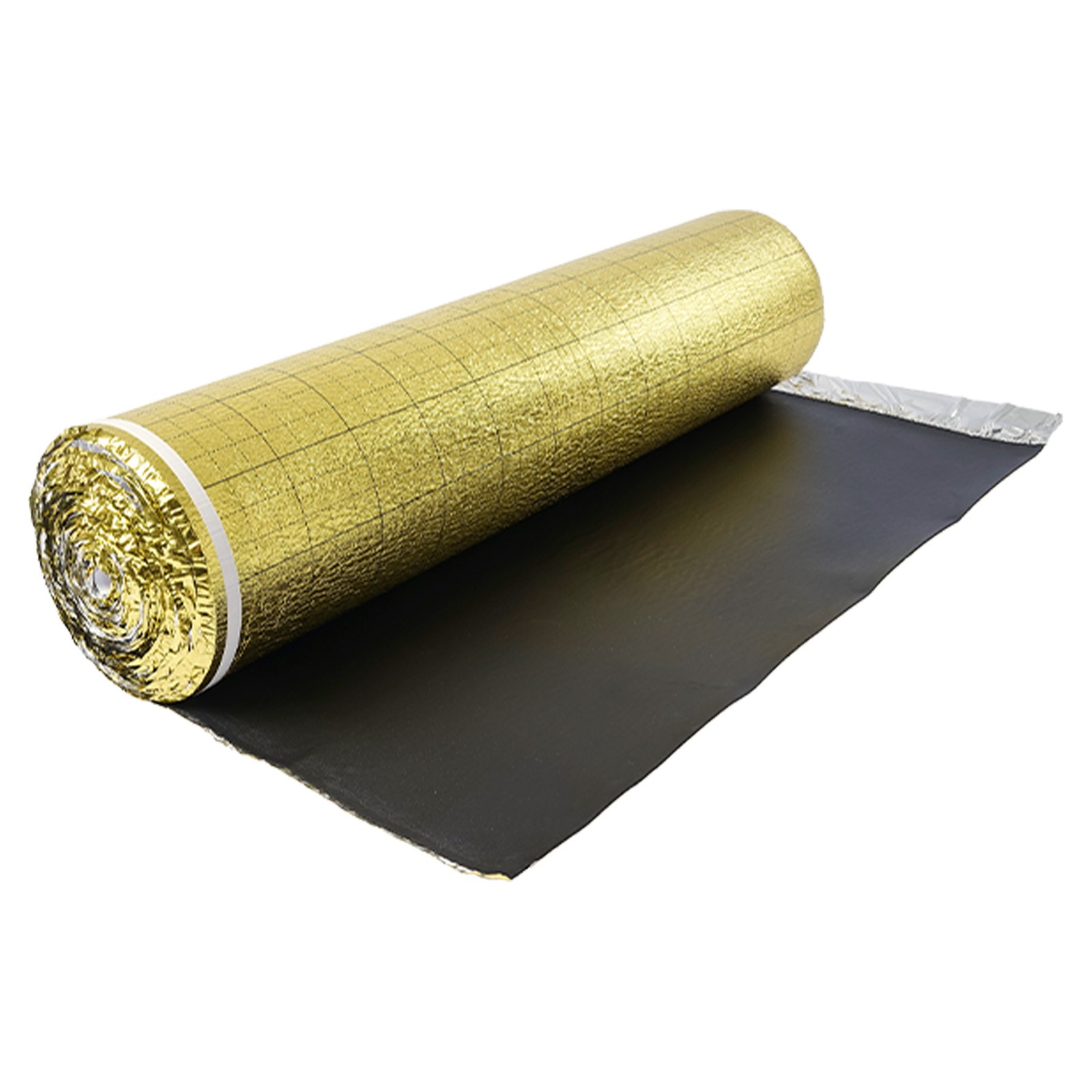 VEVOR Floor Underlayment 200 sq ft Roll 3mm Vapor Barrier Soundproofing Gold VEVOR Floor Underlayment 200 sq ft Roll 3mm Vapor Barrier Soundproofing Gold