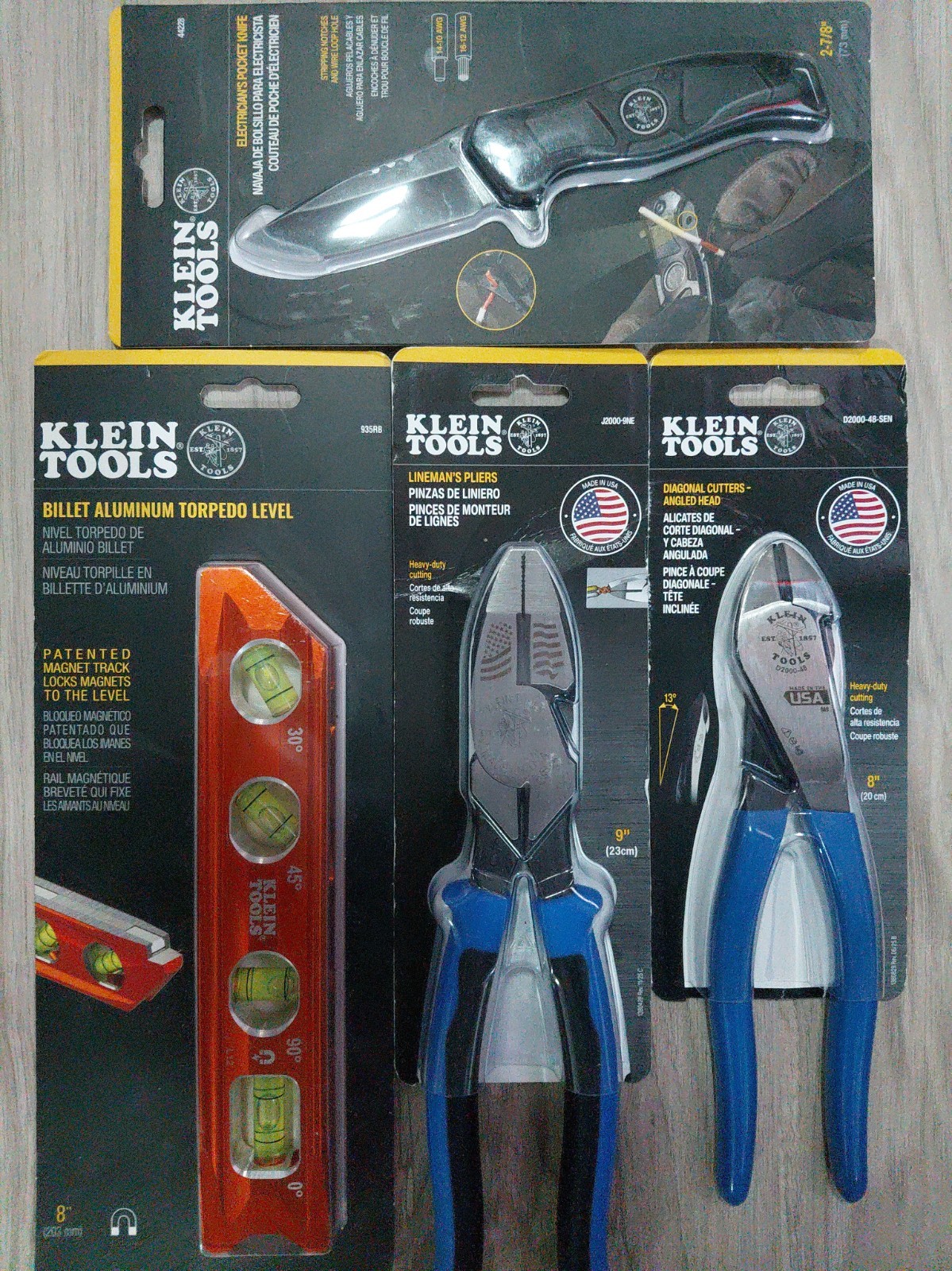 Klein Tools 4-Piece Tool Set Klein Tools 4-Piece Tool Set