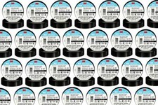 200 Rolls 2 Cases of 100 Rolls 3M 165 TEMFLEX (3M 1700 Upgrade) Black 3/4