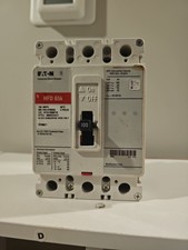 EATON HFD3100BP10 100amp 3 Pole 600 VAC CIRCUIT BREAKER picture