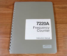 FLUKE 7220A FREQUENCY COUNTER INSTRUCTION MANUAL picture