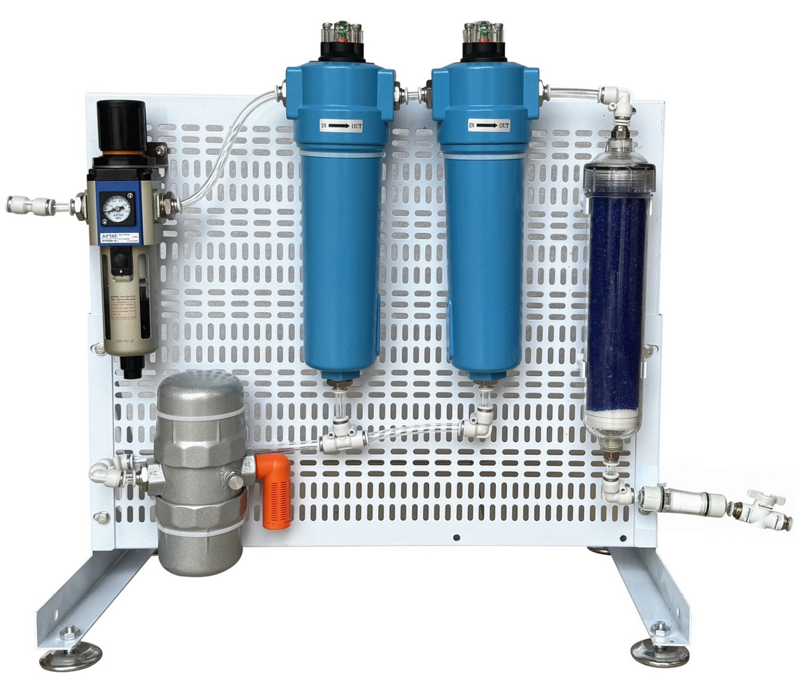 Industrial Air compressor Filter System with Regulator for Dry and Clean Air Industrial Air compressor Filter System with Regulator for Dry and Clean Air