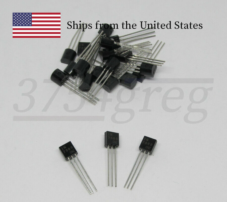 2N7000 N-Channel MOSFET TO-92 20 pack
