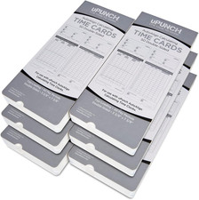 300 uPunch Time Cards for HN4000 AutoAlign Calculating Time Clocks picture