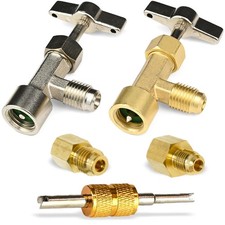 Lu-Hawk R134A Adapter Fitting Kit (Lu-Hawk R134A Self-Sealing, and Single Pun... picture