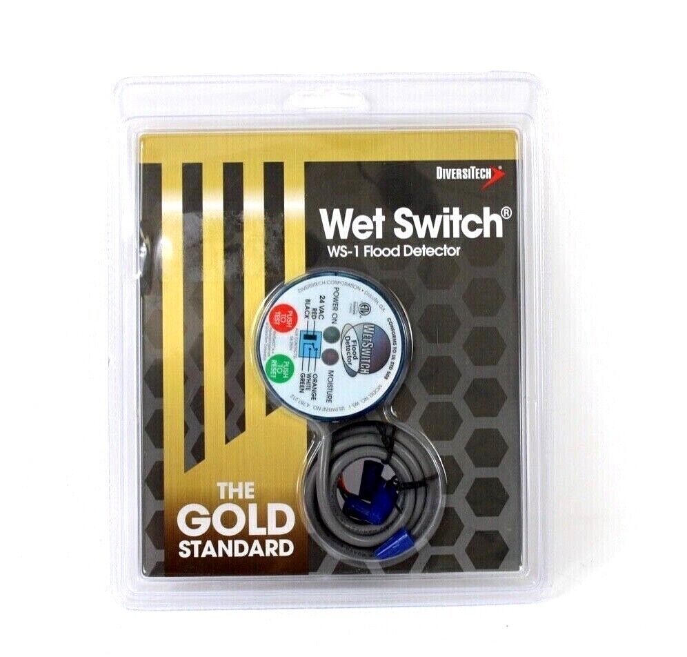 DiversiTech WS-1 Wet Switch Flood Detector DOC32531 GOLD Standard - Brand New   