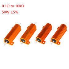 RX24 50W Aluminum Metal Shell High Power Case Heatsink Resistor ±5% 0.1Ω to 1KΩ picture