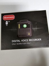 Moresen P20 Digital Voice Recorder - 128GB, High-Quality Audio, Voice-Activated picture