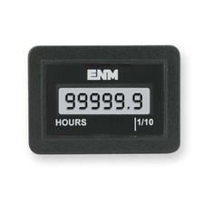 LCD Hour Meter - Flush Mount Rectangular Display, Digital Time Tracker, Engine H picture