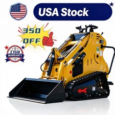13.5 HP Mini Skid Steer Track Loader Hydraulic Crawler Rato Engine Skid US Stock picture