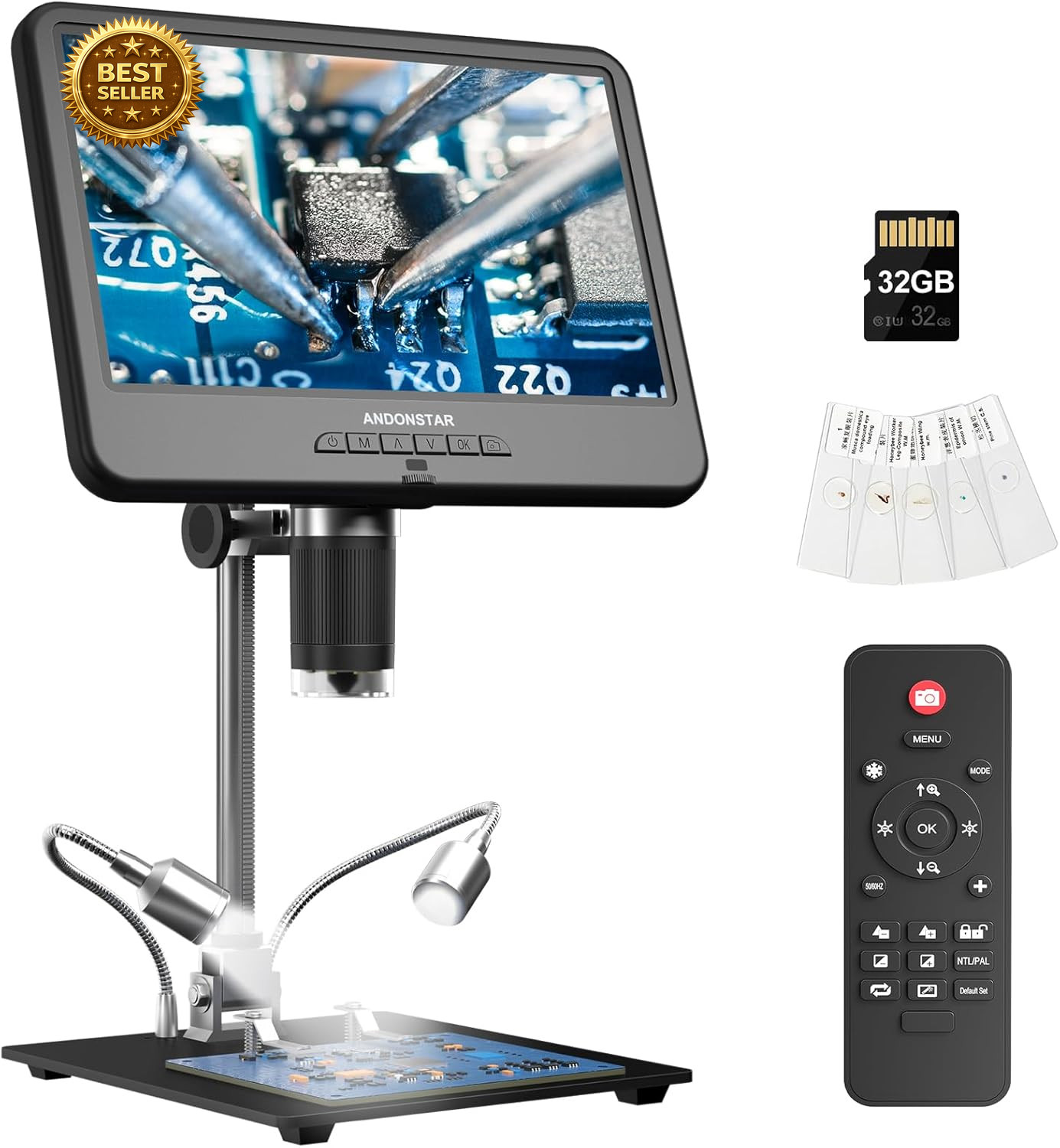 AD210 10.1 Inch LCD Digital Microscope for Soldering, Coin AD210 10.1 Inch LCD Digital Microscope for Soldering, Coin
