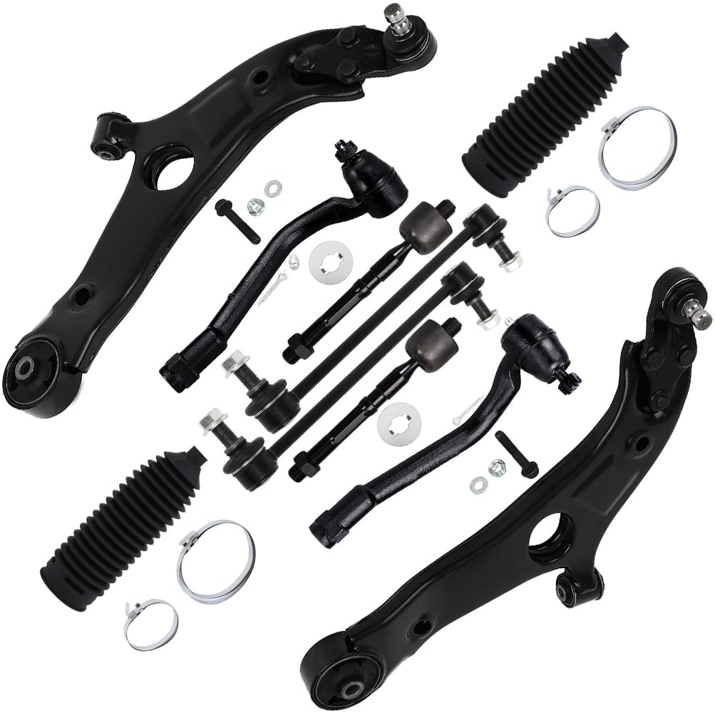 10pcs Front End Kit 12-13 Sonata Azera Optima Cadenza LCA Tie Rod Sway Bar Link