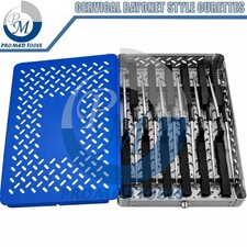 Cervical Bayonet Style Curettes – With Aluminium Box, 13 PCs Set picture
