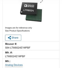 Analog Devices x15 LTM8024EY#PBF 40V 7A Silent Switcher µModule Regulator picture