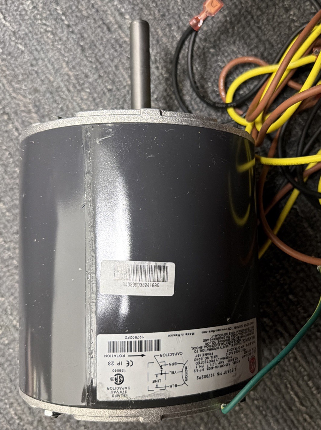 New NOS Emerson Liebert 127902P2S .50HP 385 466-1-50/60 (#1) New NOS Emerson Liebert 127902P2S .50HP 385 466-1-50/60 (#1)