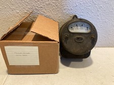 Antique Vintage Kilowatt Hour Electric Power Meter Metal Case Industrial picture