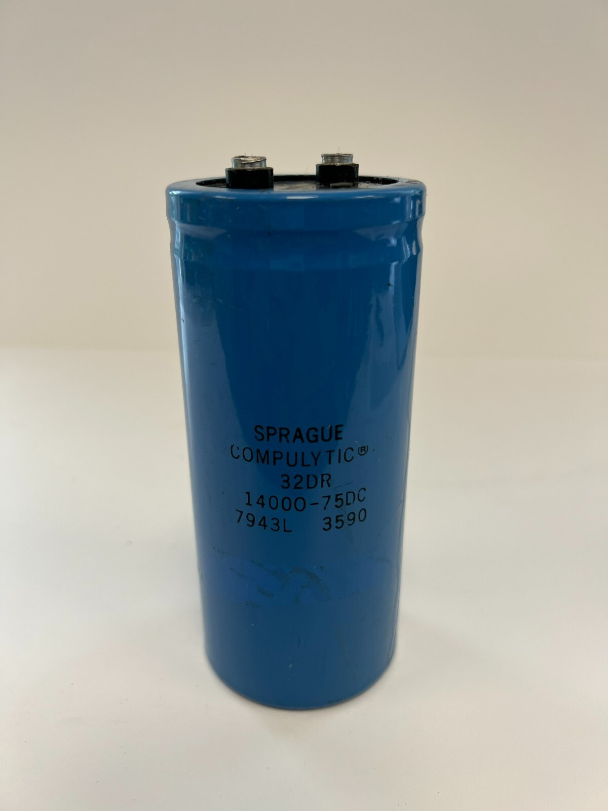 Sprague Compulytic 32DR 14000-75DC 7943L 3590 Capacitor
