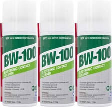 BW-100 Non-Flammable Electronic Contact Cleaner Aerosol 4 Ounce (Pack of 3)  picture