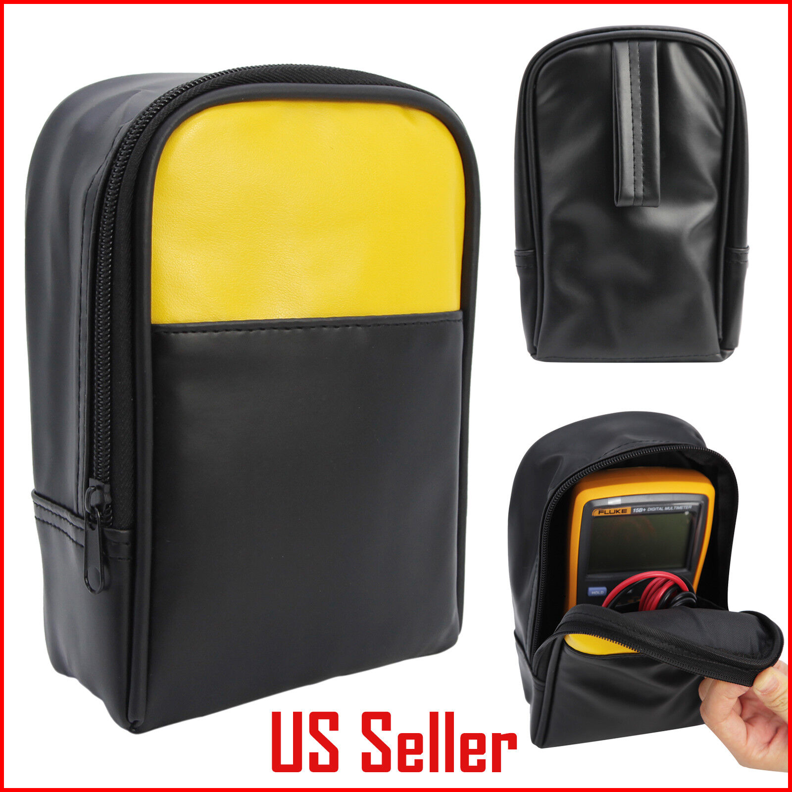 Soft Carrying Case Bag For Fluke Multimeter 15B+ 17B+ 18B+ 101 107 115C 116 117
